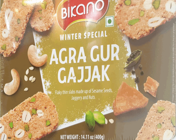 Bikano Agra Gur Gajjak 400g Sweet
