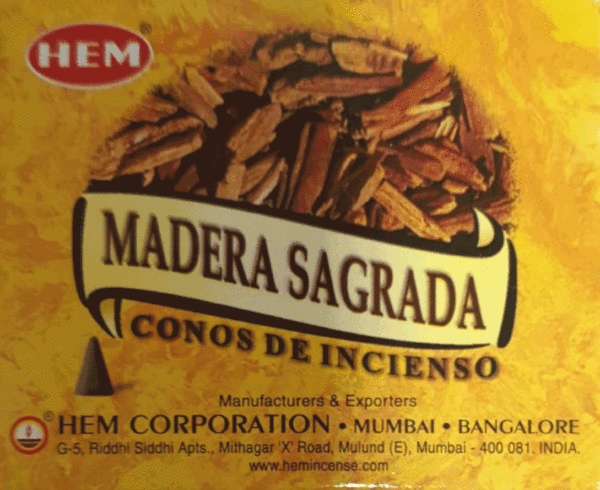 Dhoop Agarbati Madera Sagrada Cones
