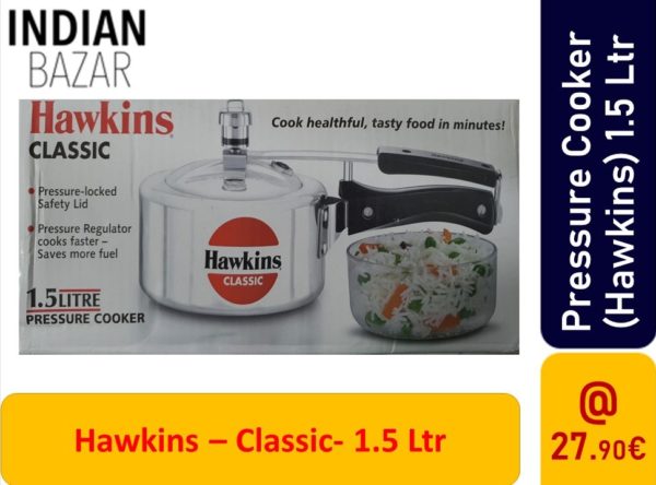 Pressure Cooker (Hawkins) 1.5 Ltr
