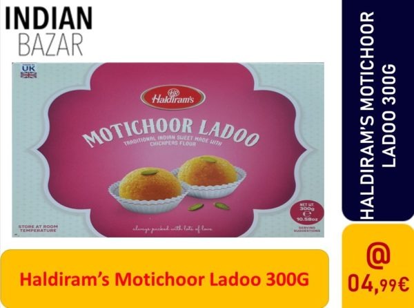 HALDIRAM’S MOTICHOOR LADOO 300G